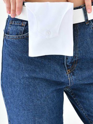 Beyaz Sütyen Gizli Cep Cüzdan