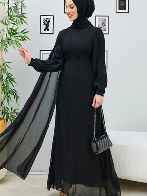 Sıyah Abiye Elbise Sıyah Abiye Elbise