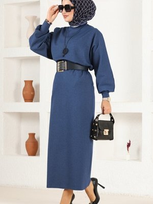 İndigo Kolyeli İkili Kışlık Takım İndigo Kolyeli İkili Kışlık Takım