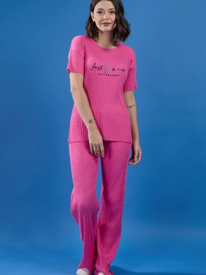 Fusya Pijama Takımı