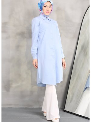 Uzun Gömlek Tunik Poplin Kumaş