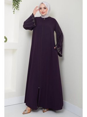 Mürdüm Kolu Taş Detaylı Ferace