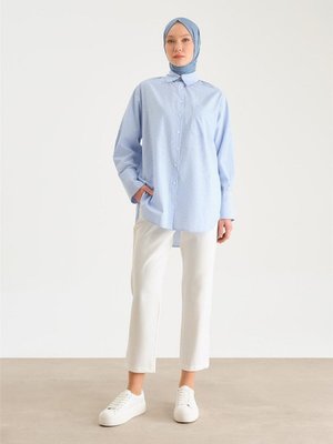 Ütü Izli Pantolon Ekru