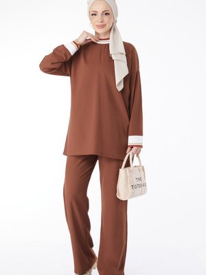 Kahve Tunik Pantolon