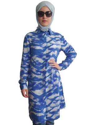 Pamuk Kumaş Desen Desenli Tunik