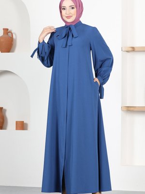 Fular Yakalı Ferace Fular Yakalı Ferace