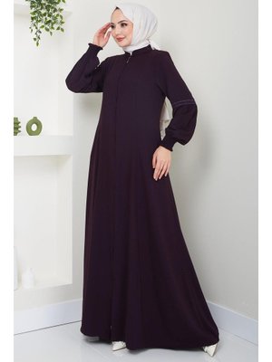 Mürdüm Kolu Nakışlı Ferace