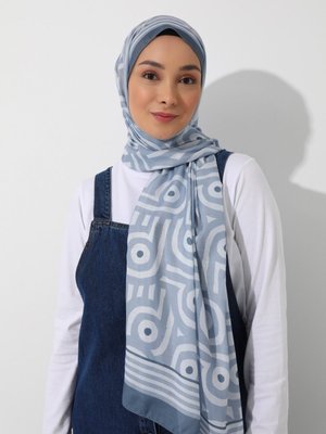 Vintage Özel Tasarım Pamuksu Şal Cok Renkli