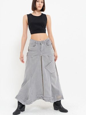 Gri Uzun Kot Etek