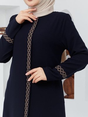 Yeni Sezon Kol Ve Boydan Taş İşlemeli Şık Kaliteli Zarif Sarial Giyim Yazlık Ferace