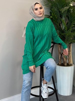 Baklava Tunik Yeşil