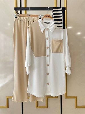 Tek Cepli Gömlek Pantolon Takım Tek Cepli Gömlek Pantolon Takım