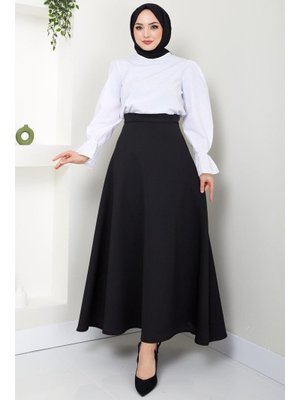 Beyaz Kolu Lastikli Bluz Beyaz Kolu Lastikli Bluz