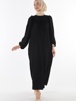 Fırfırlı Oversize Elbise Fırfırlı Oversize Elbise