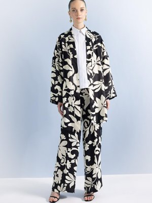 Palazzo Baskılı Saten Pantolon Z9203az23sm