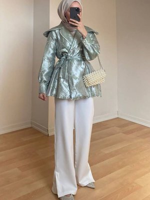 Yeşil Abiye Ceketli İkili Takım Yeşil Abiye Ceketli İkili Takım