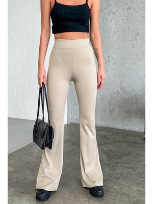 Taş İspanyol Paça Fitilli Tayt