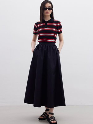 Volanlı Premıum Etek Siyah Volanlı Premıum Etek Siyah