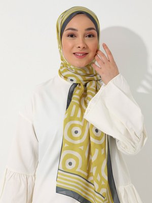 Vintage Özel Tasarım Pamuksu Şal Cok Renkli