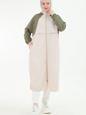 Armine Trend Paraşüt Kumaş Kapüşonlu Kap