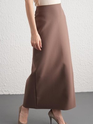 Yüksek Bel Vizon Kalem Etek