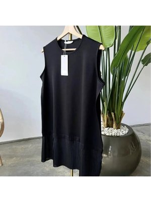 Rukayyel Piliseli Kolsuz Pamuklu İçlik Tunik