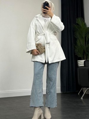 Peluş Kaban Beyaz Peluş Kaban Beyaz