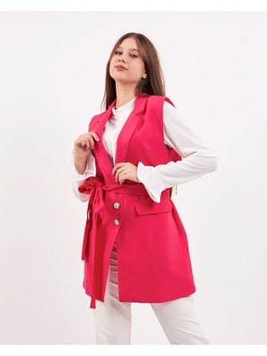 Blazer Kuşaklı Yelek Blazer Kuşaklı Yelek