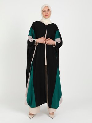 Ferace Siyah Yeşil Ferace Siyah Yeşil