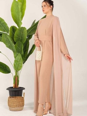 Taş Şifon Detaylı Tulum Taş Şifon Detaylı Tulum