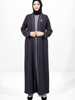 Füme Abaya İkili Takım Füme Abaya İkili Takım