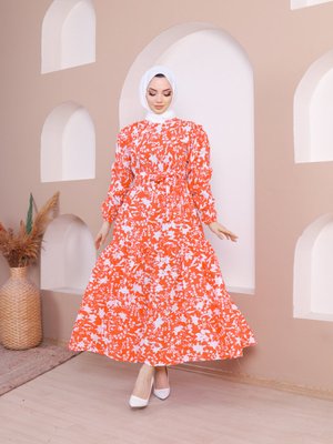 Lina Desen Tesettür Elbise