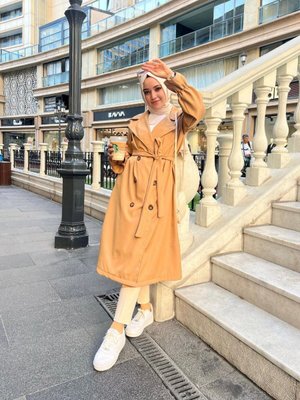 Bondit Kumaş Trençkot