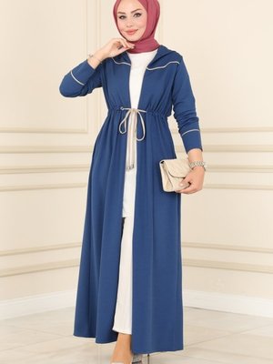 İndigo Beli Tünelli Ferace İndigo Beli Tünelli Ferace