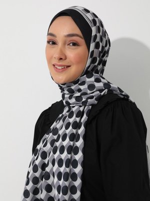 Vintage Özel Tasarım Pamuksu Şal Cok Renkli