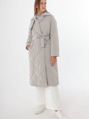 Taş Çıtçıtlı Kemerli Kapitone Mont Taş Çıtçıtlı Kemerli Kapitone Mont