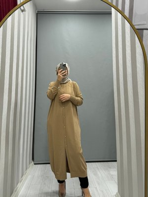 İnvee Uzun Hırka Camel İnvee Uzun Hırka Camel