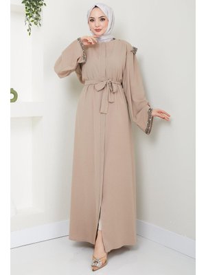 Vizon Kolu Ve Omzu İncili Ferace