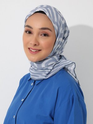 Vintage Özel Tasarım Pamuksu Eşarp Cok Renkli