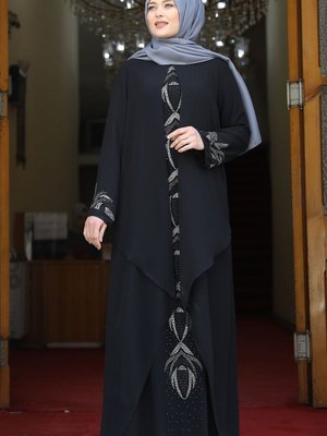 Fulya Abiye Elbise Siyah