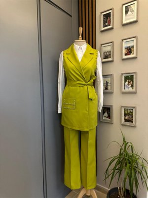 Taş Detaylı 2'li Takım