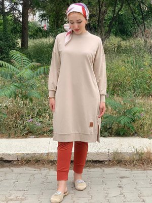 Koyu Bej Soul Puane Uzun Sweat Koyu Bej Soul Puane Uzun Sweat