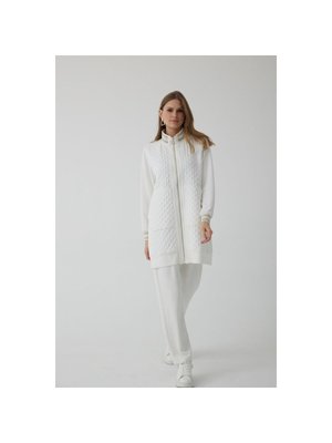 Yeni Moodbasic Kadın Simli Ribanalı Fermuarlı Modal Takım