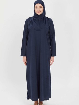 Tek Parça Namaz Elbisesi Boydan Giymeli Tek Parça Namaz Elbisesi Boydan Giymeli