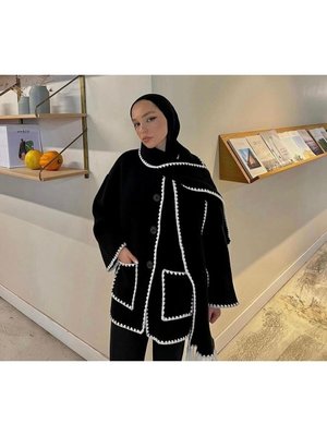 Hooops Şal Yaka Biyeli Kaban