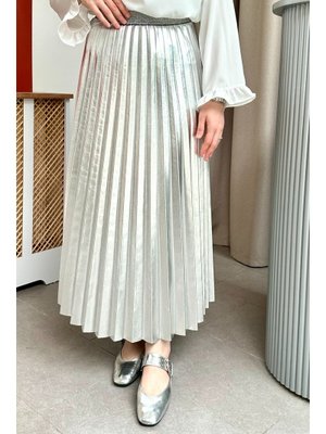 Dalen Parlak Piliseli Etek