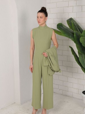 Açık Yeşil Ceketli Tulum Açık Yeşil Ceketli Tulum