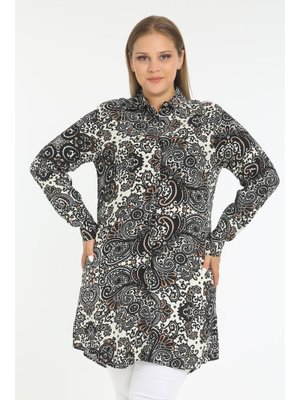 Pamuk Kumaş Desen Desenli Tunik