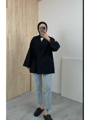 Evan Yandan Bağlamalı Ceket