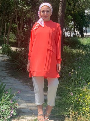 Coral Dikiş Detaylı Tunik Coral Dikiş Detaylı Tunik